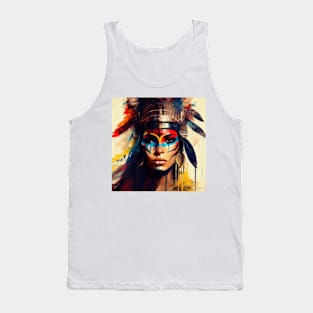 Powerful Egyptian Warrior Woman #11 Tank Top